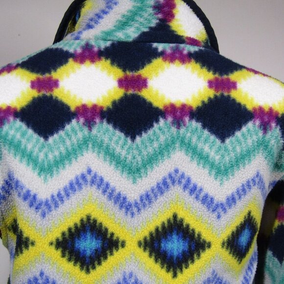 PATAGONIA SYNCHILLA Timber Twist Aztec Southwest Fleece Pullover Gorpcore  XXS - Picture 6 of 13